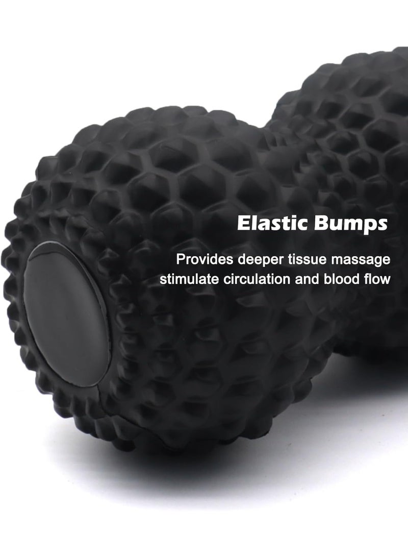 CLENEA Peanut Massage Ball, Double Lacrosse Massage Roller Ball for Deep Tissue Muscle Massage, Physical Therapy, Myofascial Release, Muscle Knots, and Yoga Therapy - Image 3